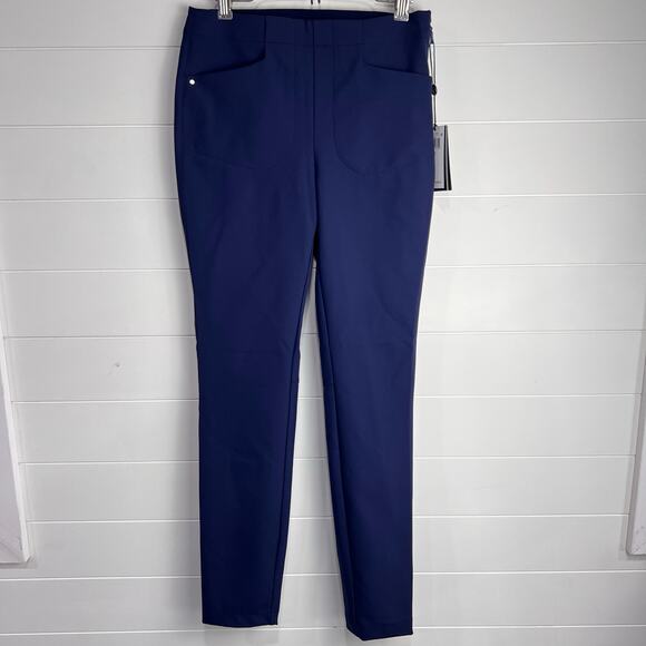 RLX Ralph Lauren EAGLE Pants French Navy women’s Pants size 2 NWT - Picture 1 of 11